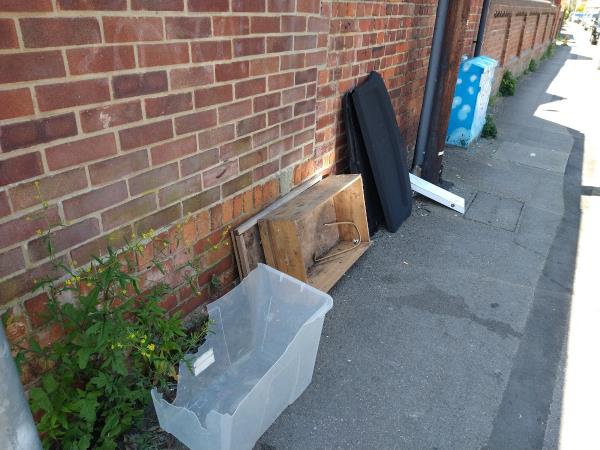 Dumped waste-36 Liverpool Road, Reading, RG1 3PQ