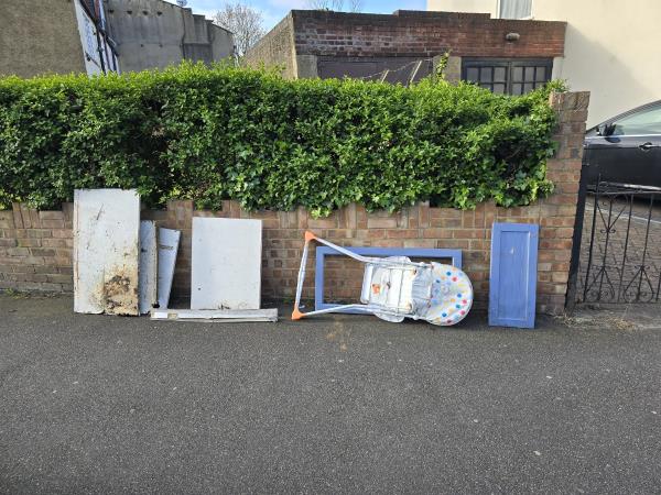 Rubbish dumped early this morning -6 Earlham Grove, Forest Gate, London, E7 9AL