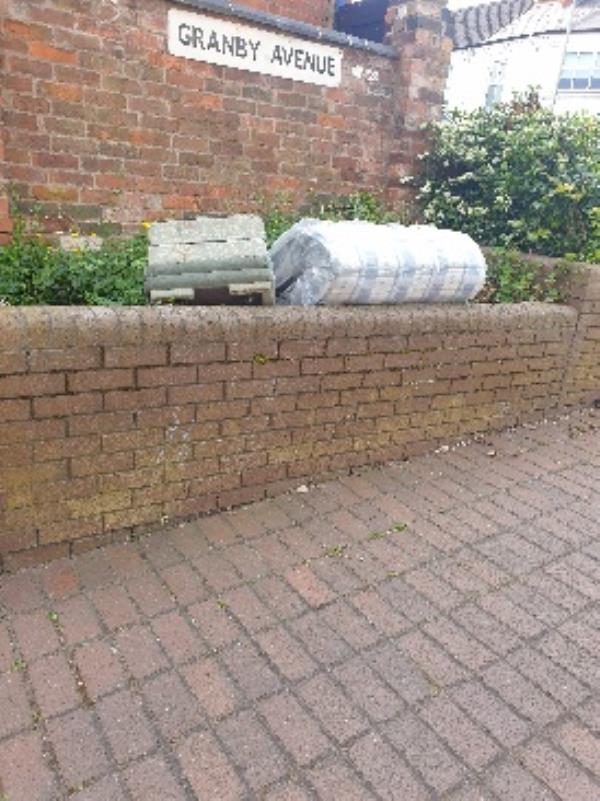 Granby avenue between mere road and prospect 
becoming a dumping ground.-124 Mere Road, Leicester, LE5 3HR