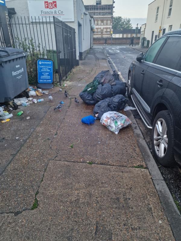 Dumped rubbish -11 Francis Street, Stratford, London, E15 1JG