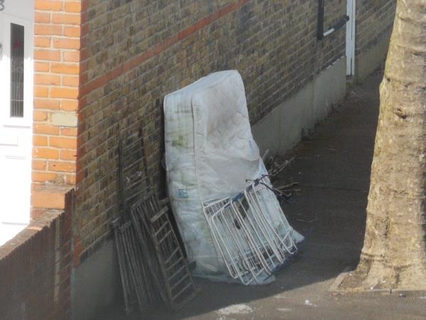 Rubbish dump -72 Hubert Road, East Ham, London, E6 3EY