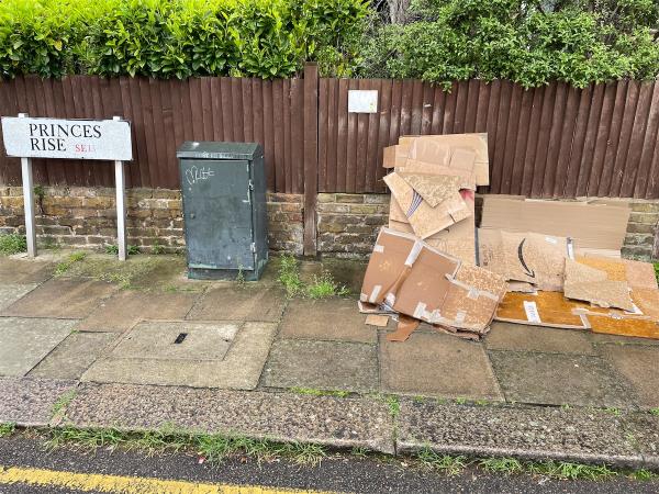 Yet again rubbish from 16A Blackheath rise dumped at the top of Princes rise. It is their rubbish as has address labels on. Why doesn’t Lewisham council issue a fine for repeated flight tipping?
-16A, Blackheath Rise, Blackheath, London, SE13 7PN