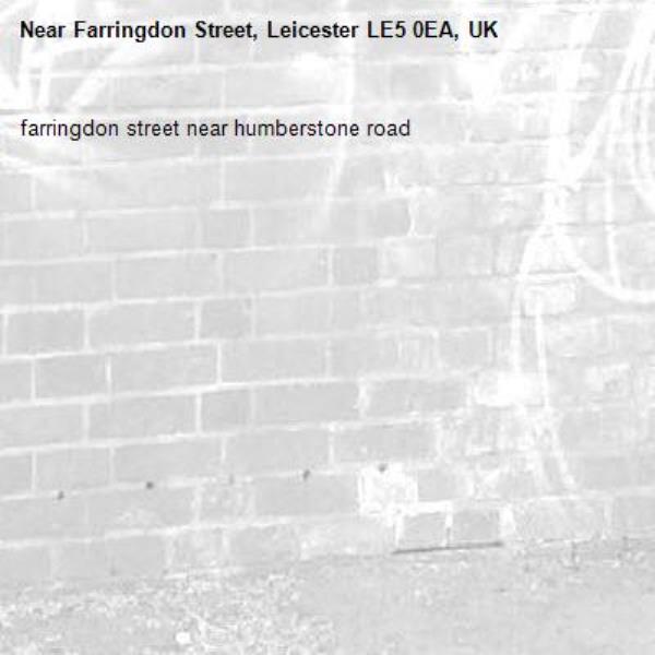 farringdon street near humberstone road-Farringdon Street, Leicester LE5 0EA, UK