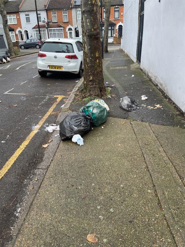 Household rubbish -2 Hubert Road, East Ham, London, E6 3EY