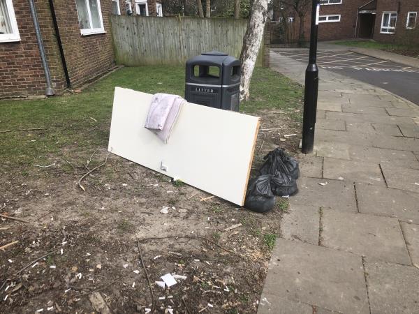 Rear of no 33. Please clear flytip-Flat 1, 31 Westwood Hill, London, SE26 6NU