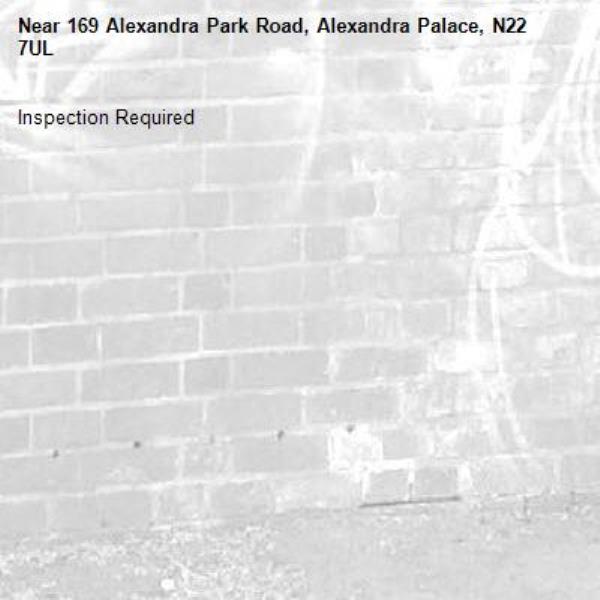 Inspection Required-169 Alexandra Park Road, Alexandra Palace, N22 7UL