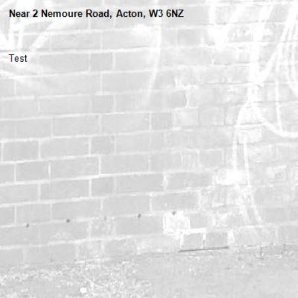 Test-2 Nemoure Road, Acton, W3 6NZ