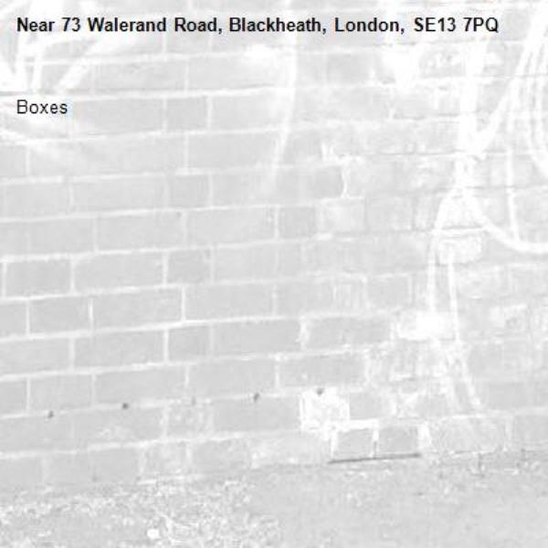 Boxes -73 Walerand Road, Blackheath, London, SE13 7PQ