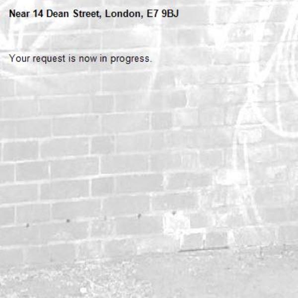 Your request is now in progress.-14 Dean Street, London, E7 9BJ