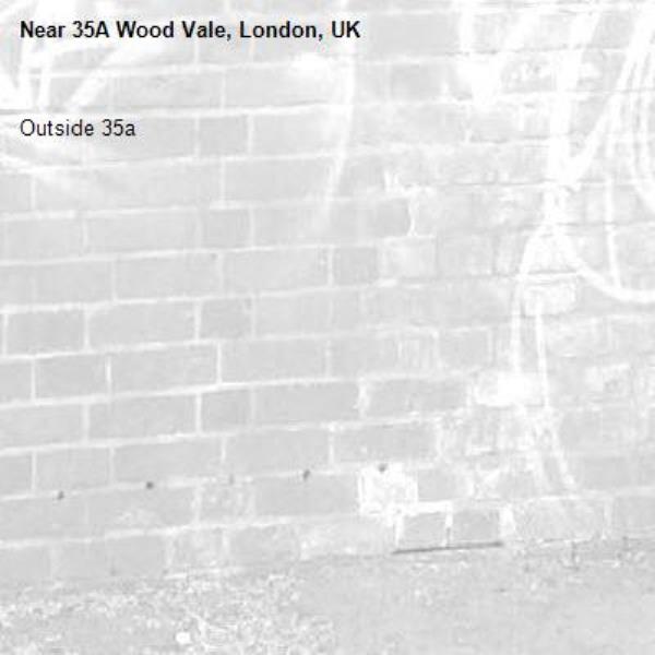 Outside 35a-35A Wood Vale, London, UK