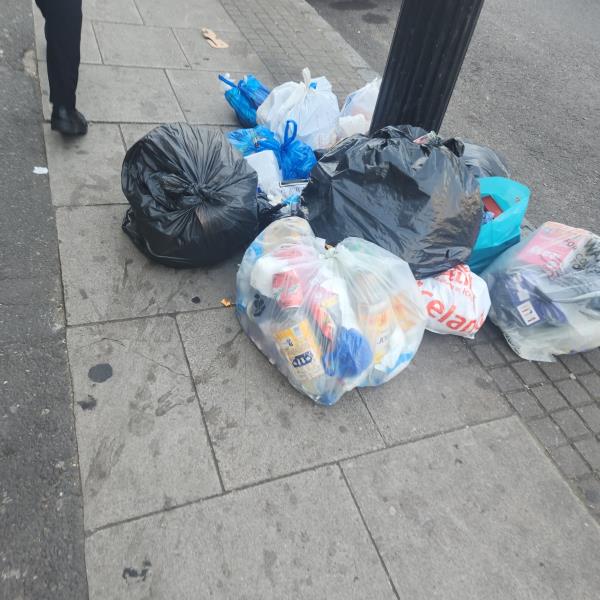 Fly tipping - Fly-tipping Removal-Davina Supermarket, 58 Upton Lane, Forest Gate, London, E7 9LN