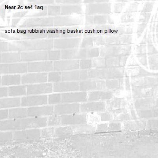 sofa bag rubbish washing basket cushion pillow -2c se4 1aq