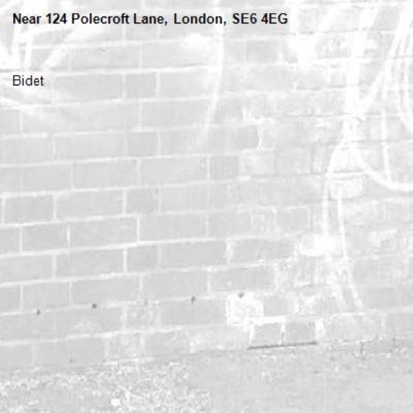 Bidet-124 Polecroft Lane, London, SE6 4EG