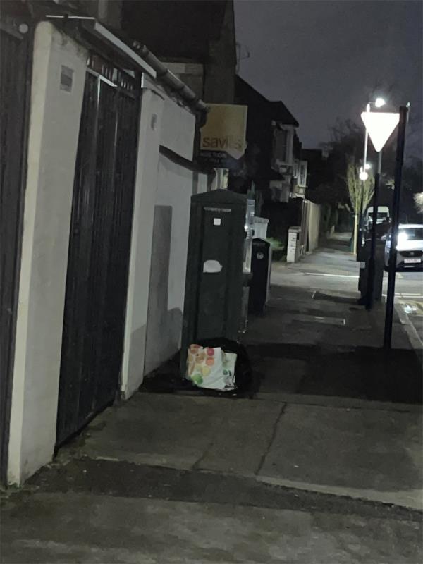 Bag of clothes thanks-Rear Of, 58 Godwin Road, Forest Gate, London, E7 0LG