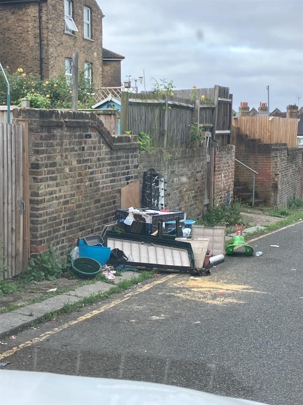 Broken furniture -Fordyce Road, Hither Green, London