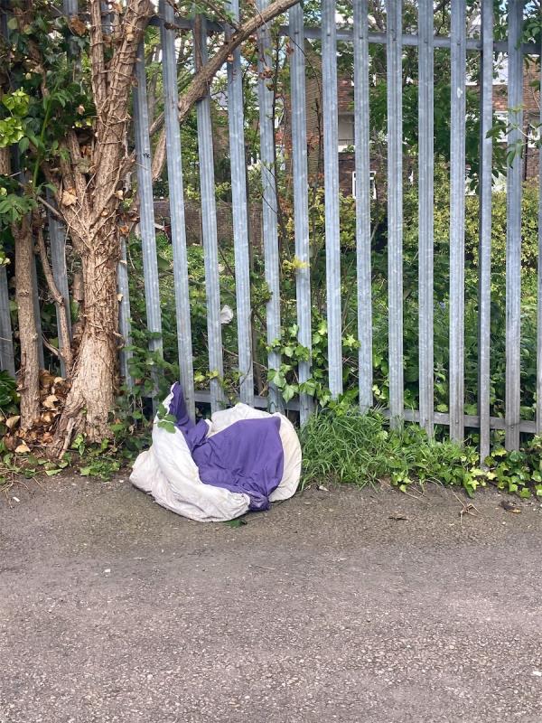 Blanket dumped-59 Florence Road, London, SE14 6QL