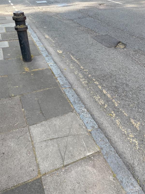 Pothole is located on St Mary’s Road junction Cairn Avenue W5-Marilea Court, St Marys Road, Ealing, W5 5ET