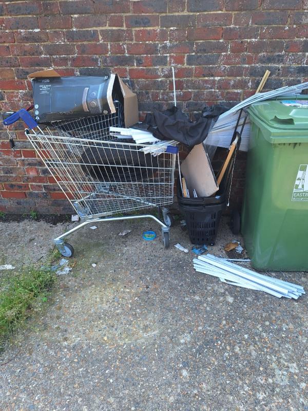 Worcester ct/Warwick ct fly tipping 

Please clear all

Thanks john-18 Marsden Road, Eastbourne, BN23 7DJ