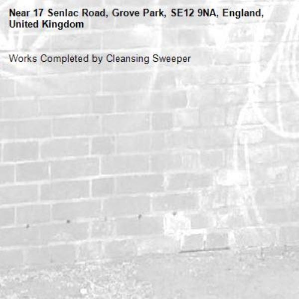 Works Completed by Cleansing Sweeper-17 Senlac Road, Grove Park, SE12 9NA, England, United Kingdom