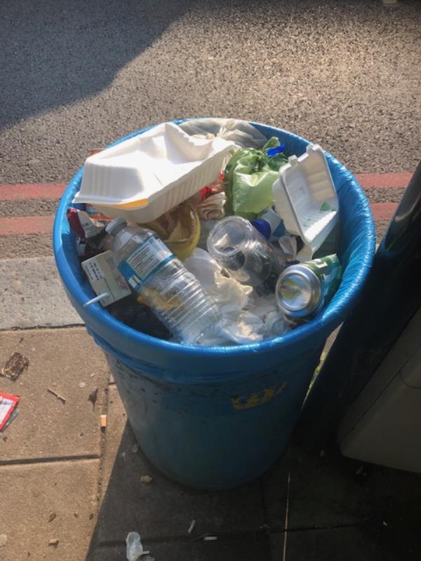 Outside Randisbourne Gardens. Please empty litter bin by bus stop-Flat 1, 253 Bromley Road, London, SE6 2RA