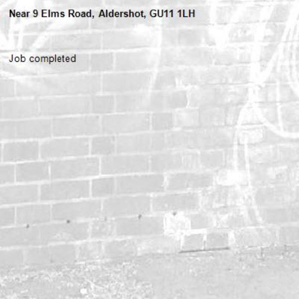 Job completed-9 Elms Road, Aldershot, GU11 1LH