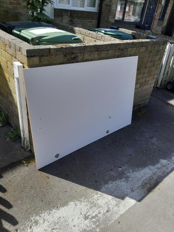 There is wood left up against a tree in Danescombe and a mattress and head board in winn rd-Danescombe lee london SE12 9EU 