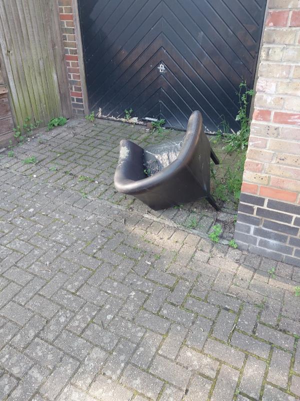 Can the council arrange to have this chair flytip removed from opposite 76 Nightingale Way Beckton. Thanks -42 Edwin Street, Canning Town, London, E16 1QA