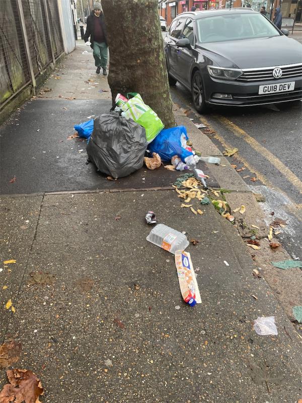 Rubbish dumped by tenant living in the allyway every day and night -52 Shelley Avenue, Manor Park, London, E12 6PU