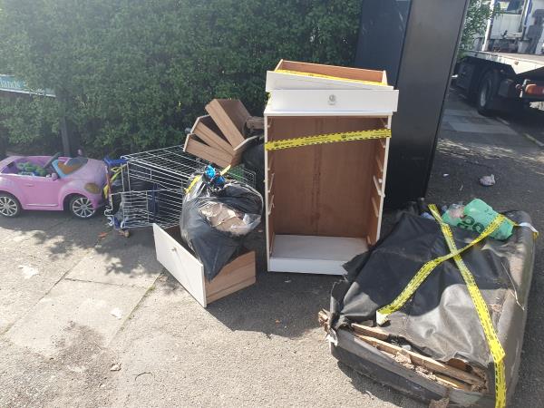 Domestic waste ENF116 -106 Swallands Road, Bellingham, London, SE6 3HG