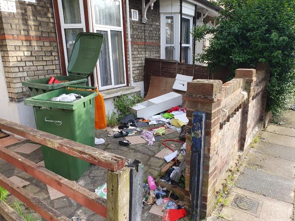 The occupants of 2 and 3 Eric Close don't seem to be able to dispose of their rubbish properly so it spills out into the street and gets further spread by the wind and foxes. Please have words with them.-Play Space
