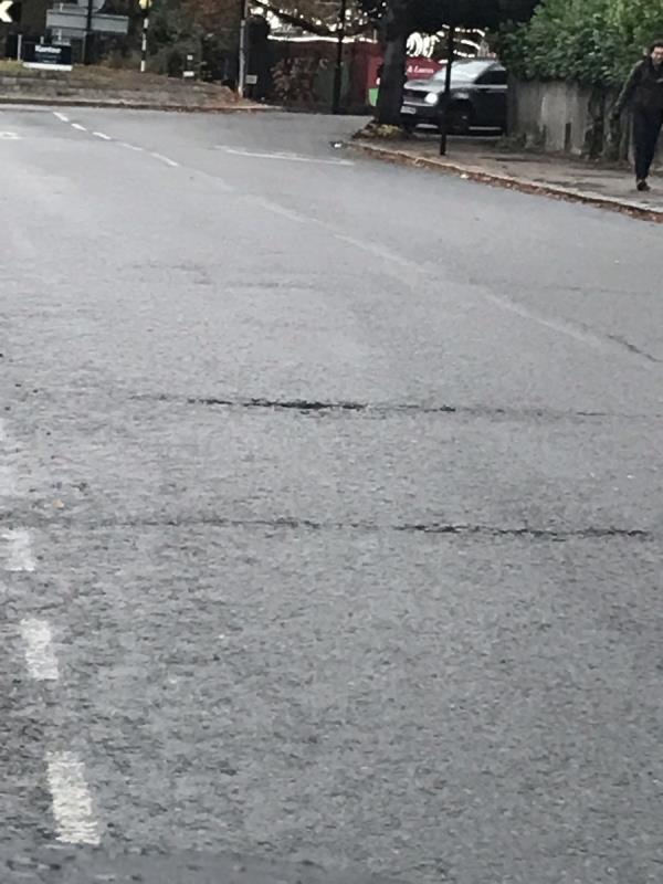 Pothole is located opposite 148 Argyle Road W13-144a-144b Argyle Road, West Ealing, W13 8ER