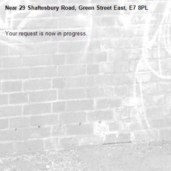 Your request is now in progress.-29 Shaftesbury Road, Green Street East, E7 8PL