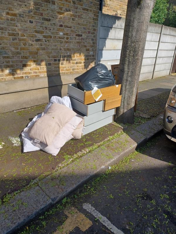 Bedding dismantled units-35 St Stephens Road, East Ham, London, E6 1AN