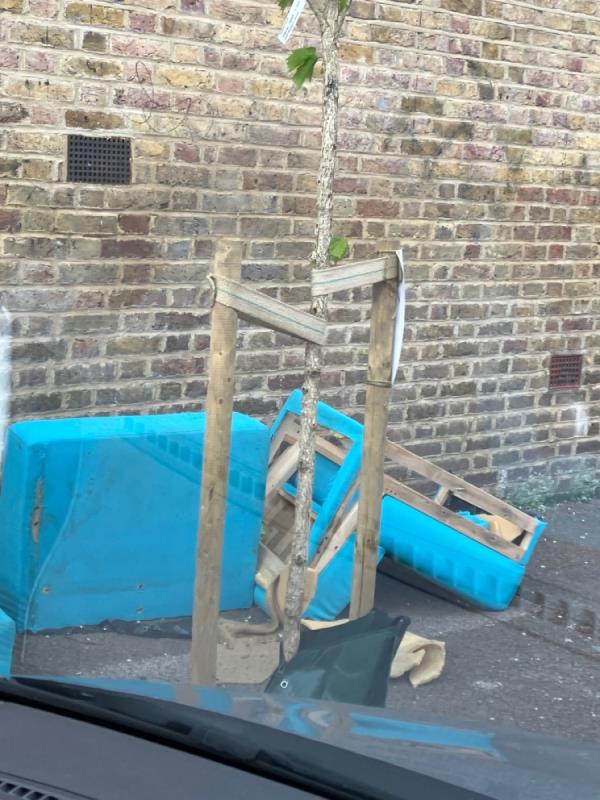 Fly tipping mobile 10-Camplin Street, London