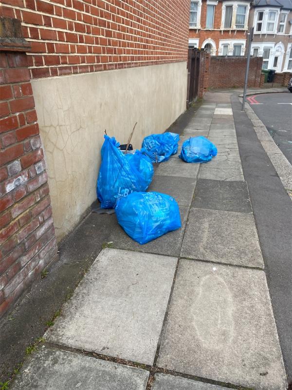 Blue bags to be collected and spillage cleaned up
Thank you -311 Brownhill Road, Hither Green, SE6 1AL, England, United Kingdom