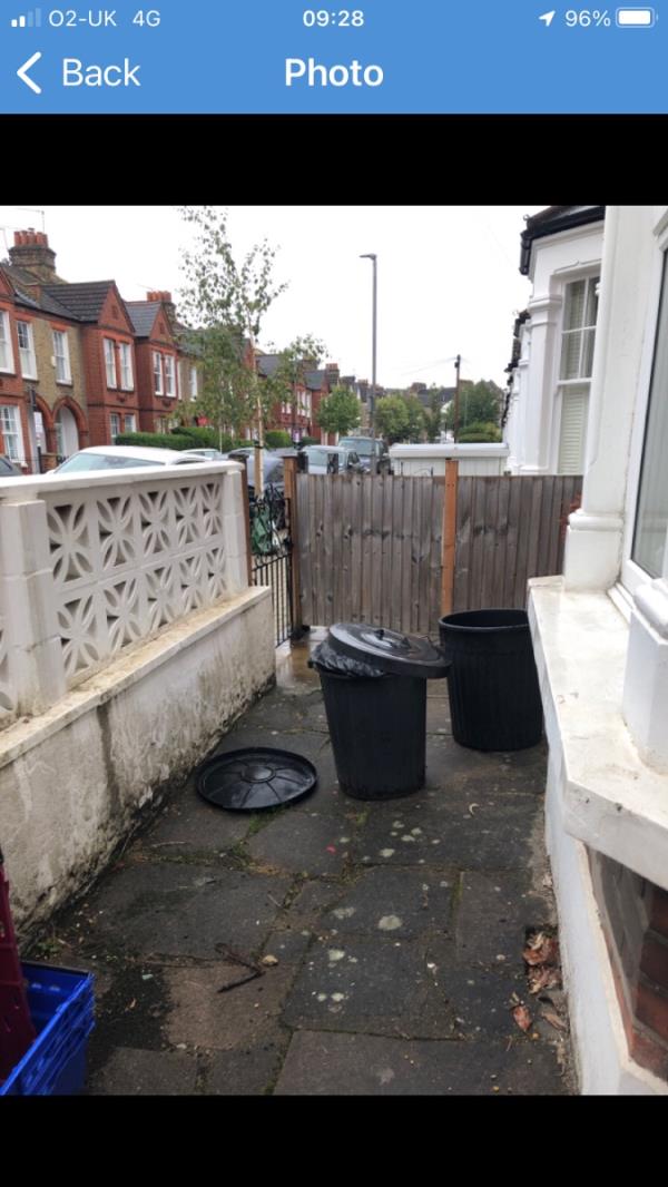 Partial rubbish collection only today-41 Isis Street, Earlsfield, SW18 3QL