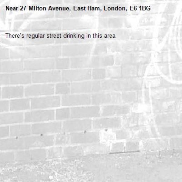 There's regular street drinking in this area-27 Milton Avenue, East Ham, London, E6 1BG