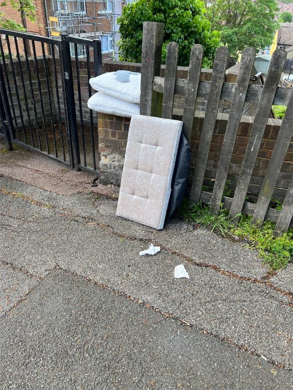 Dumped items in 2 locations opposite vista heights SE23 1QJ-Vista Heights, 46-48 Duncombe Hill, London, SE23 1QJ