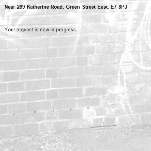 Your request is now in progress.-289 Katherine Road, Green Street East, E7 8PJ