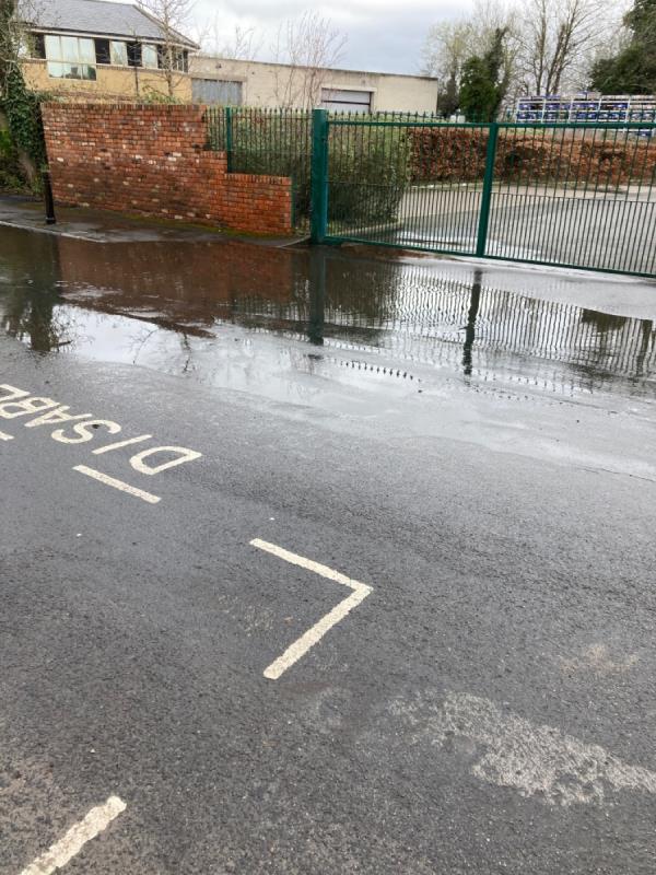 This gulley was cleared some weeks ago but is still blocked more than two hours post rainfall. Please re attend. -8 Paddock Road, Caversham, Reading, RG4 5BY