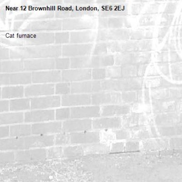 Cat furnace -12 Brownhill Road, London, SE6 2EJ