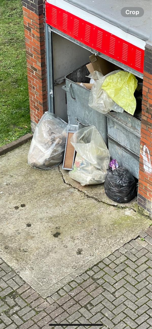 Fly-tip opposite 5 Kennedy Cox House -Kennedy Cox House, Burke Street, Canning Town, London, E16 1EU