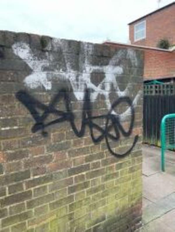 Remove graffiti from wall.
Reported via Fix My Street-124 Ewart Road, Forest Hill, SE23 1BE, England, United Kingdom