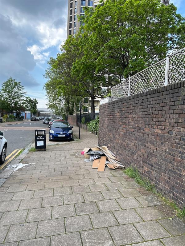 Dumped rubbish 
Please clear thanks -24 London Road, Plaistow, London, E13 0DN