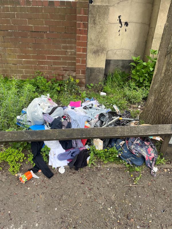 Loads of rubbish dumped-10 Elliot Close, Stratford, London, E15 4EB