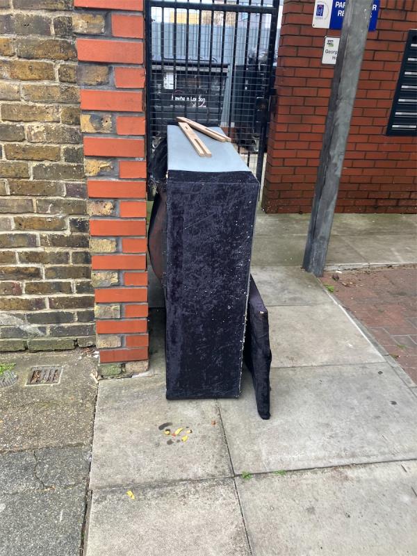 Items still not collected. Reported twice already but the report keeps being closed without being sorted. Please collect this fly-tipping it’s been here for weeks. -54 Forest Street, Forest Gate, London, E7 0HW