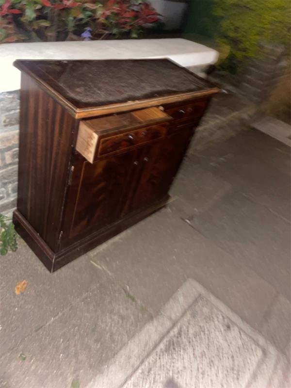 Cabinet dumped on street -47 Ewhurst Road, London, SE4 1AG