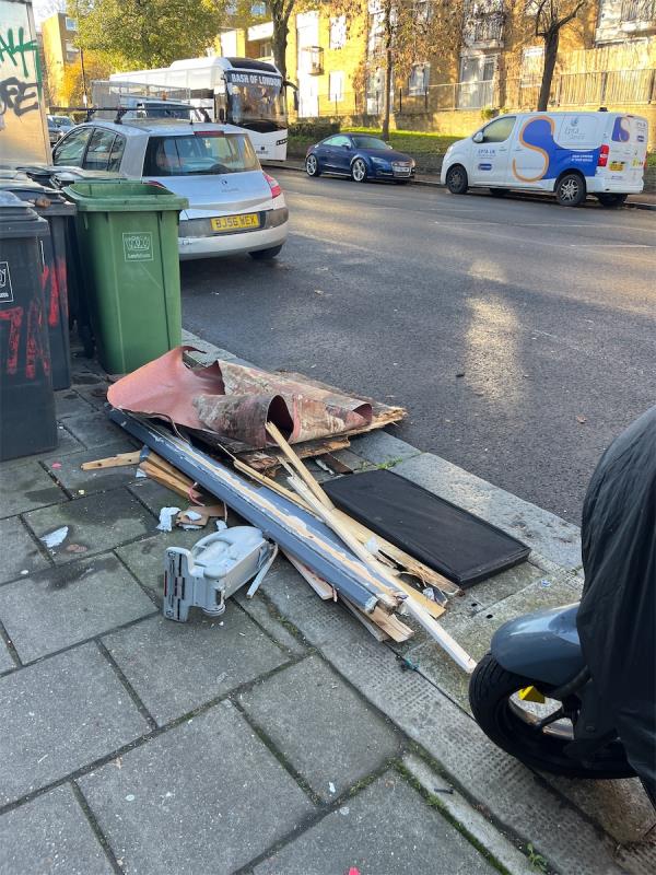 Fly tipping-Perry Hill, London