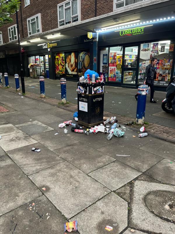 Rubbish everywhere. Please clean. -56 Fife Road, Canning Town, London, E16 1QB