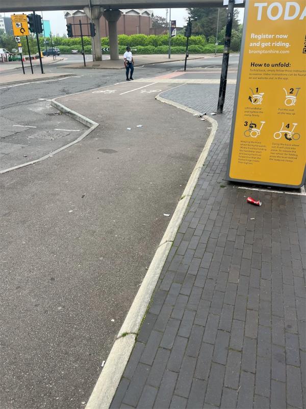 Good morning - please can the street be swept, so much litter at the kerbside and on the pavement.
-Flat 1, 19 Atlantis Avenue, Beckton, London, E16 2UE